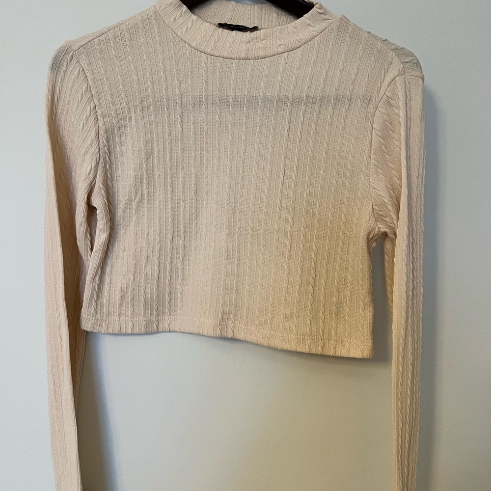 Chic Cream Wide Leg 2 piece outfit - Picture 5 of 9